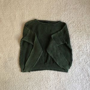Brandy Melville Army Green Sweater